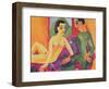 The Couple, 1923-Ernst Ludwig Kirchner-Framed Giclee Print