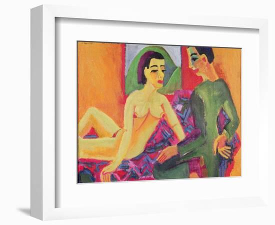 The Couple, 1923-Ernst Ludwig Kirchner-Framed Giclee Print