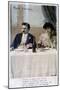 The Couple, French Postcard, C1900-null-Mounted Giclee Print