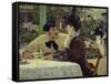 The Couple of Pere Lathuille, 1879-Edouard Manet-Framed Stretched Canvas