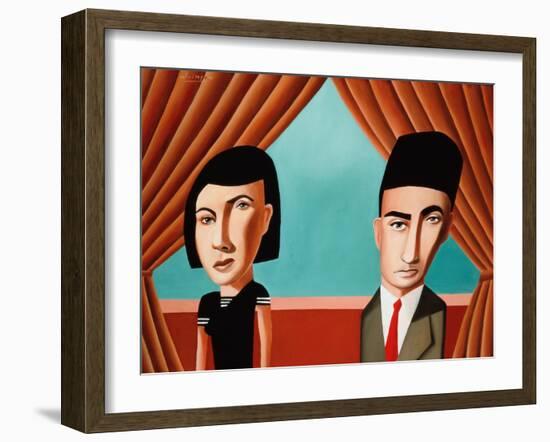 The Couple-Mark Ulriksen-Framed Art Print