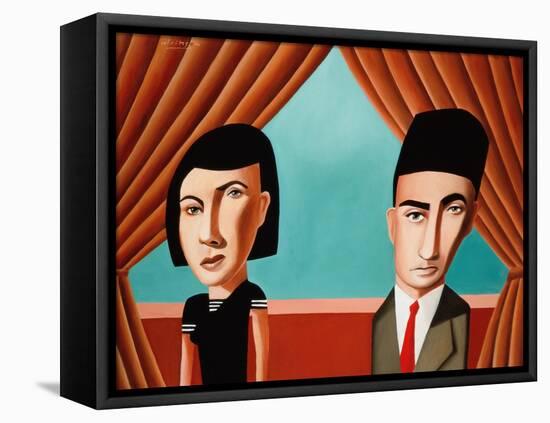 The Couple-Mark Ulriksen-Framed Stretched Canvas