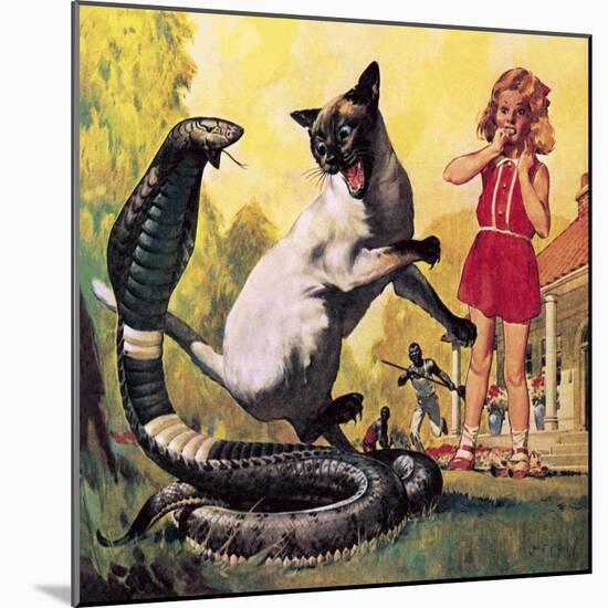 The Courageous Cat-McConnell-Mounted Giclee Print