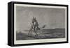 The Courier of the Desert-Alberto Pasini-Framed Stretched Canvas