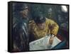 The course is set, 1888 by Christian Krohg-Christian Krohg-Framed Stretched Canvas
