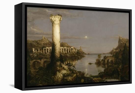The Course of Empire: Desolation, 1836-Thomas Cole-Framed Stretched Canvas