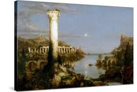 The Course of Empire - Desolation by Thomas Cole-Fine Art-Stretched Canvas