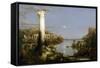 The Course of Empire - Desolation-Thomas Cole-Framed Stretched Canvas
