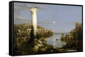 The Course of Empire - Desolation-Thomas Cole-Framed Stretched Canvas