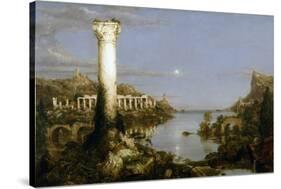 The Course of Empire - Desolation-Thomas Cole-Stretched Canvas