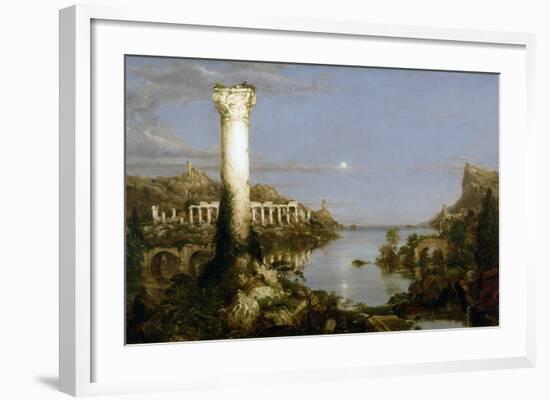 The Course of Empire - Desolation-Thomas Cole-Framed Giclee Print