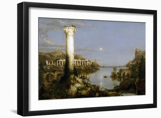 The Course of Empire - Desolation-Thomas Cole-Framed Giclee Print