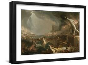 The Course of Empire: Destruction, 1836-Thomas Cole-Framed Giclee Print