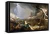The Course of Empire - Destruction-Thomas Cole-Framed Stretched Canvas