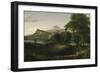 The Course of Empire: the Arcadian or Pastoral State, C.1836-Thomas Cole-Framed Premium Giclee Print