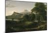The Course of Empire: the Arcadian or Pastoral State, C.1836-Thomas Cole-Mounted Premium Giclee Print