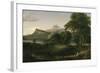 The Course of Empire: the Arcadian or Pastoral State, C.1836-Thomas Cole-Framed Giclee Print