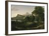 The Course of Empire: the Arcadian or Pastoral State, C.1836-Thomas Cole-Framed Giclee Print