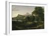 The Course of Empire: the Arcadian or Pastoral State, C.1836-Thomas Cole-Framed Giclee Print