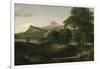 The Course of Empire: the Arcadian or Pastoral State, C.1836-Thomas Cole-Framed Giclee Print