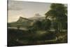 The Course of Empire: the Arcadian or Pastoral State, C.1836-Thomas Cole-Stretched Canvas