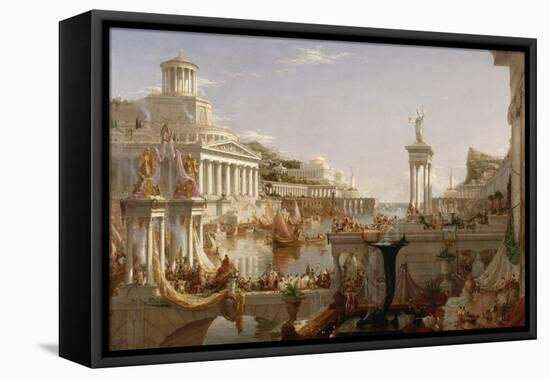 The Course of Empire: the Consummation of the Empire, C.1835-36-Thomas Cole-Framed Stretched Canvas