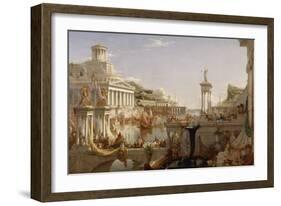 The Course of Empire: the Consummation of the Empire, C.1835-36-Thomas Cole-Framed Premium Giclee Print