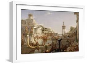 The Course of Empire: the Consummation of the Empire, C.1835-36-Thomas Cole-Framed Premium Giclee Print