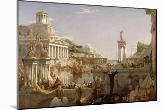 The Course of Empire: the Consummation of the Empire, C.1835-36-Thomas Cole-Mounted Premium Giclee Print