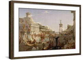 The Course of Empire: the Consummation of the Empire, C.1835-36-Thomas Cole-Framed Giclee Print