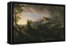 The Course of Empire: the Savage State, 1833-36-Thomas Cole-Framed Stretched Canvas