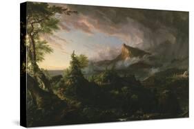 The Course of Empire: the Savage State, 1833-36-Thomas Cole-Stretched Canvas