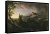 The Course of Empire: the Savage State, 1833-36-Thomas Cole-Framed Stretched Canvas