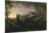 The Course of Empire: the Savage State, 1833-36-Thomas Cole-Mounted Giclee Print