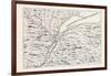 The Course of the River St. Lawrence as Far as Quebec (From Popple's Atlas, 1730) Canada, 1870S-null-Framed Giclee Print