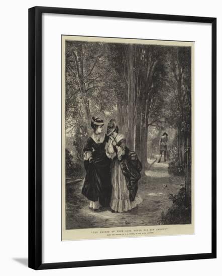 The Course of True Love Never Did Run Smooth-George Adolphus Storey-Framed Giclee Print