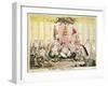 The Court at Brighton a La Chinese, 1816-George Cruikshank-Framed Giclee Print