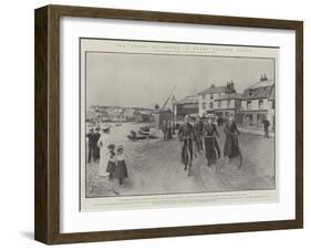 The Court at Cowes, a Royal Cycling Party-Amedee Forestier-Framed Giclee Print