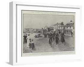 The Court at Cowes, a Royal Cycling Party-Amedee Forestier-Framed Giclee Print