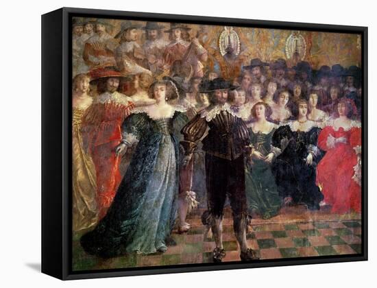 The Court Ball-Abraham Bosse-Framed Stretched Canvas