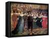 The Court Ball-Abraham Bosse-Framed Stretched Canvas