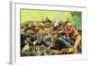 The Court Case of Temple Lee Houston Turned into a Running Gun Battle-Harry Green-Framed Giclee Print