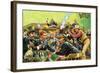 The Court Case of Temple Lee Houston Turned into a Running Gun Battle-Harry Green-Framed Giclee Print