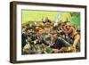 The Court Case of Temple Lee Houston Turned into a Running Gun Battle-Harry Green-Framed Giclee Print