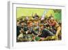 The Court Case of Temple Lee Houston Turned into a Running Gun Battle-Harry Green-Framed Giclee Print