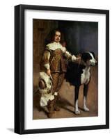 The Court Jester Don Antonio, Wrongly Called "El Ingles"-Diego Velazquez-Framed Giclee Print