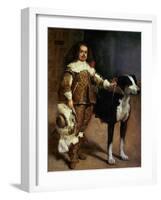 The Court Jester Don Antonio, Wrongly Called "El Ingles"-Diego Velazquez-Framed Giclee Print