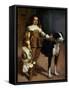 The Court Jester Don Antonio, Wrongly Called "El Ingles"-Diego Velazquez-Framed Stretched Canvas
