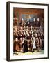 The Court of Chancery in the Reign of George I, 18th Century-Benjamin Ferrers-Framed Giclee Print