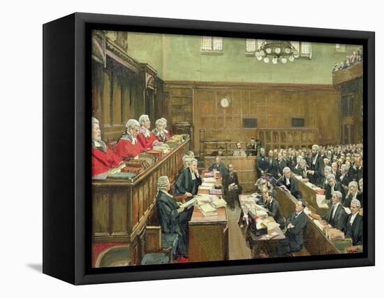 The Court of Criminal Appeal, London, 1916-Sir John Lavery-Framed Stretched Canvas